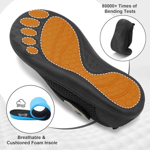 Womens Walking Shoes Comfortable Wide Diabetic Shoes Adjustable Elderly Neuropathy Bunion Swollen Feet Nursing Shoe Breathable Zero Drop Indoor Outdoor Slippers4