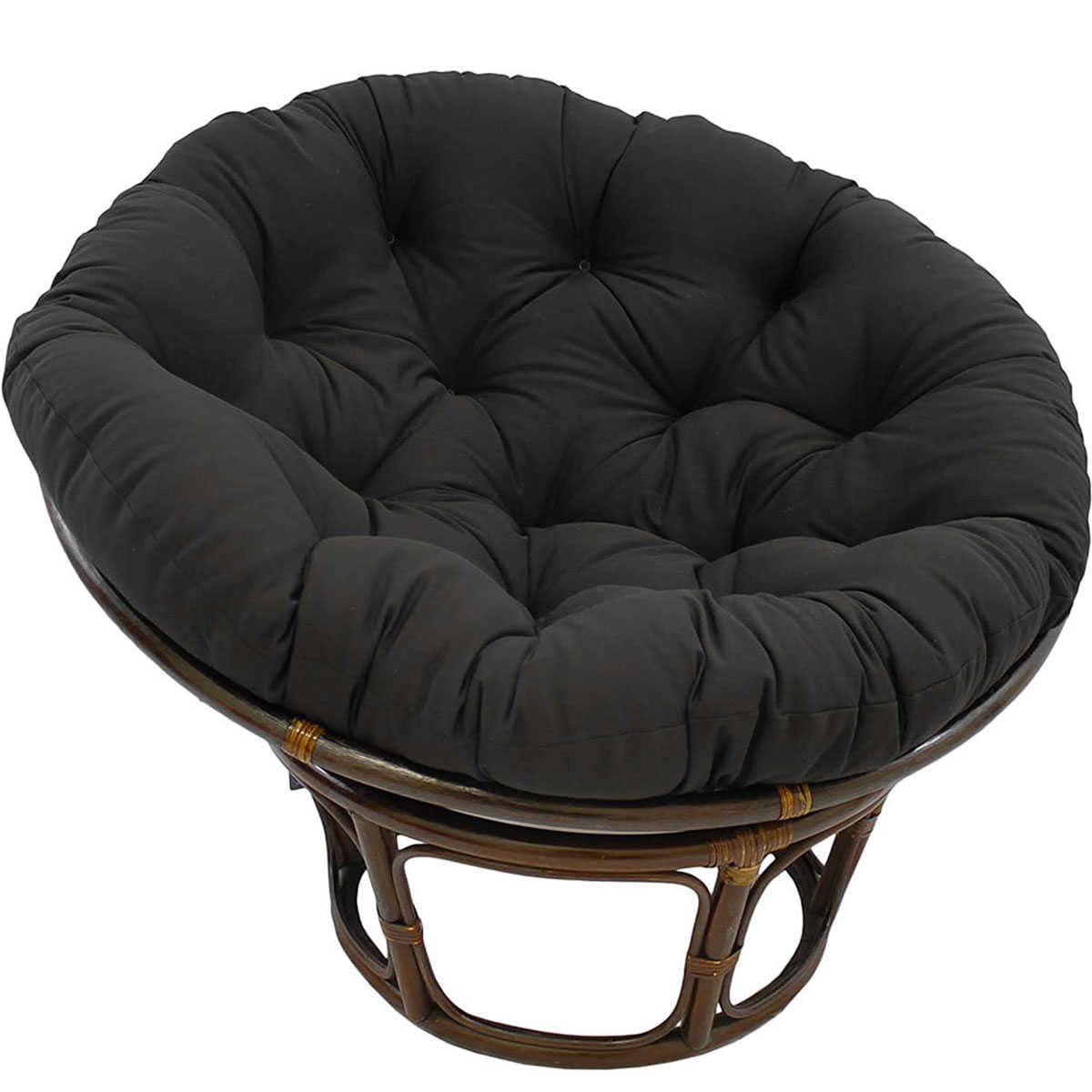 LXJBBD Papasan Egg Chair Double Oversized Cushion Round Pillow, For Double Padded Seat Cushion For Rattan Swing Wicker Egg Chair - Hammock Pad Mat