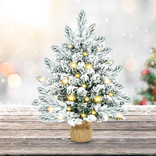 Small Christmas Tree, 20 inch Artificial Christmas...