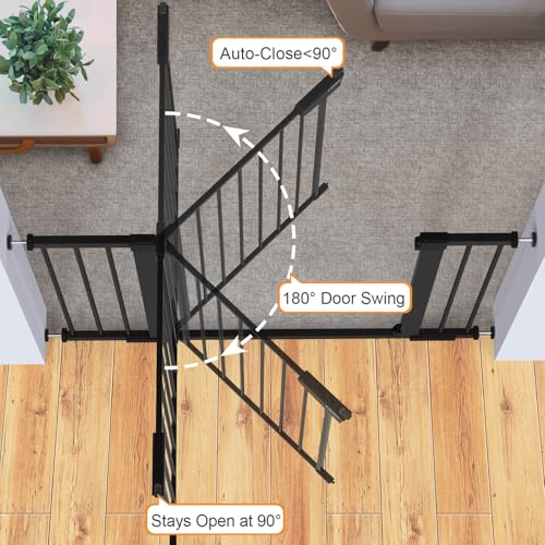 Cumbor YG-413 29.7-46 Inch Baby Gate For Stairs, Mom'S Choice Awards Winner-Auto Close Dog Gate thumb #8