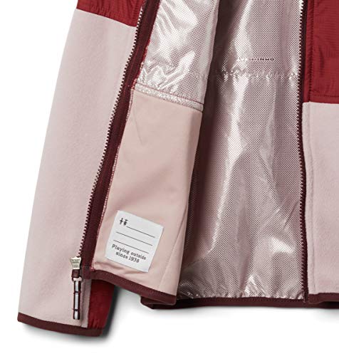 Image of Columbia Youth Basin Butte Fleece Full Zip, Breathable, Classic Fit