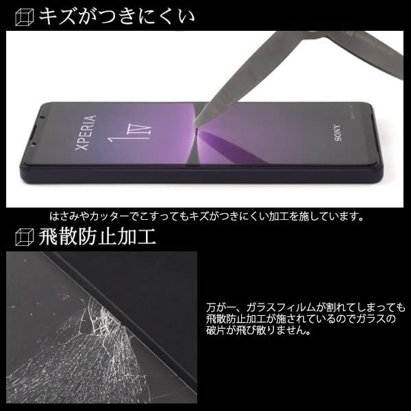 Xperia 1 V SO-51D ブラック docomo版 保護フィルム付 thursday_sf101-xp-1m4