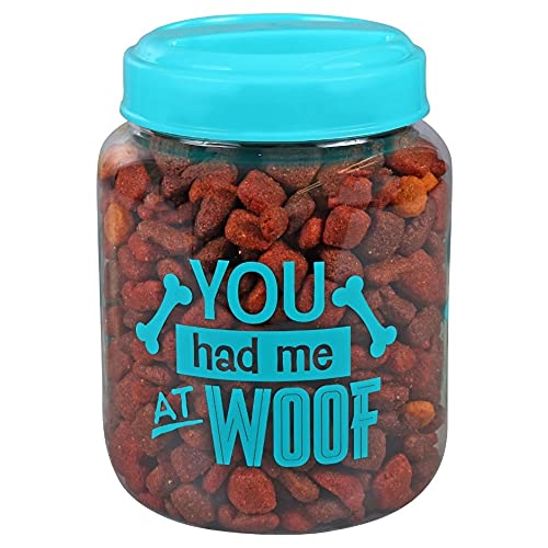 CGT BPA-Free Plastic Airtight Dog Cat Pet Treat & Food Storage Containers Canisters Pink & Blue Thank You for being the… - Image 4