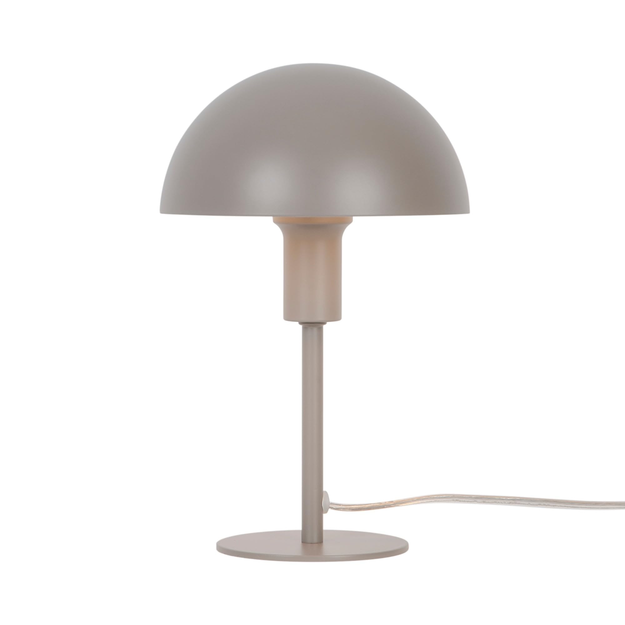 Nordlux Ellen Table Lamp Brown Metal Bedroom E14 Switch