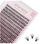 DIWINSH falsche Wimper 240PCS Natürliche Wimpernbüschel, einfach anzubringen - DIY Wimpernverläng...