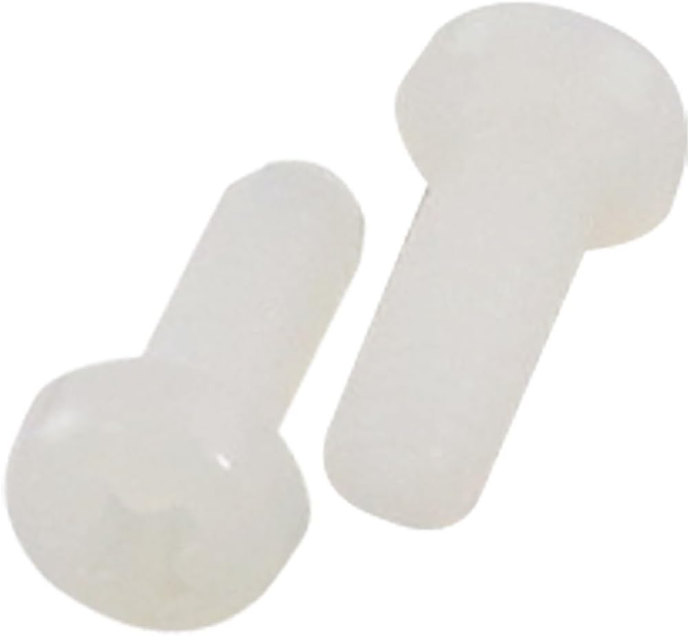 100 Pcs Nuts PCB Board Fixed 4mm Diameter 10mm Long Thread Rod Cross Head Panel Nuts Plastic Screws