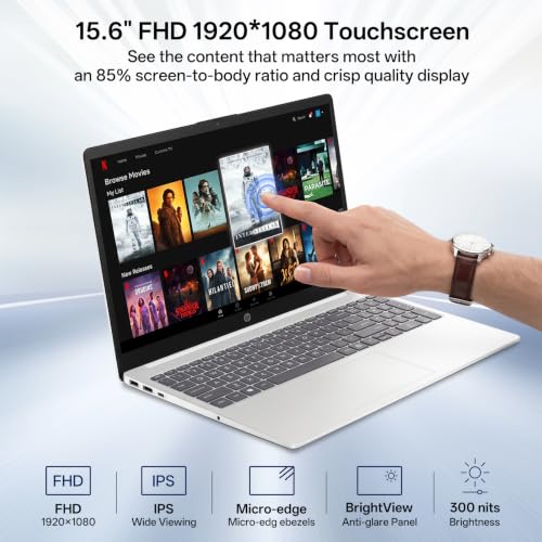 Image of HP 15.6 inch Touchscreen Ultra 7 155H 2026 Edition AI Laptop,24GB DDR5 1TB SSD
