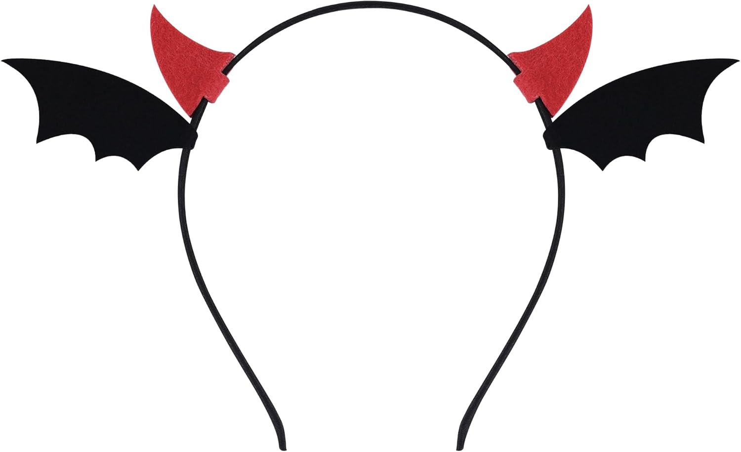 Devil Horns Headband,Little Bull Horn Devil Headband Halloween Adult Dress up Surprise Theme Party Red-2