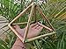 JET Pure Copper Pyramid 51 Degree Meditation, Healing, Amplification of Energy, energy flow and promote well-being Positive Energy - Approx 6 Inch (Copper Pyramid)