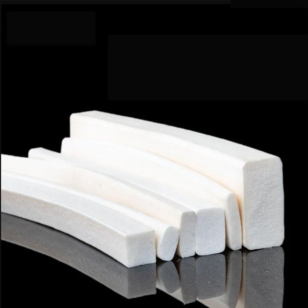 1M Square Silicone Foam Strip, High Temperature Resistant Elastic Sealing Strip, DIY Doors Windows Trim Sealing Element(25x40mm-1Meter)