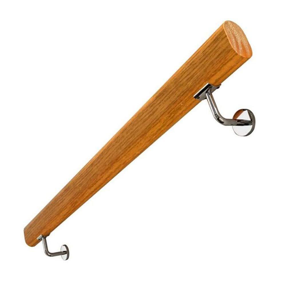 Main courante kit complet de barrière murale en bois pour escalier et couloir