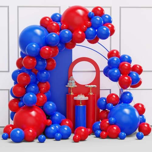 YMSZ Red and Blue Balloon Garland Kit