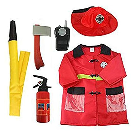 THEE Disfraz de Bomberos para Niños de Halloween
