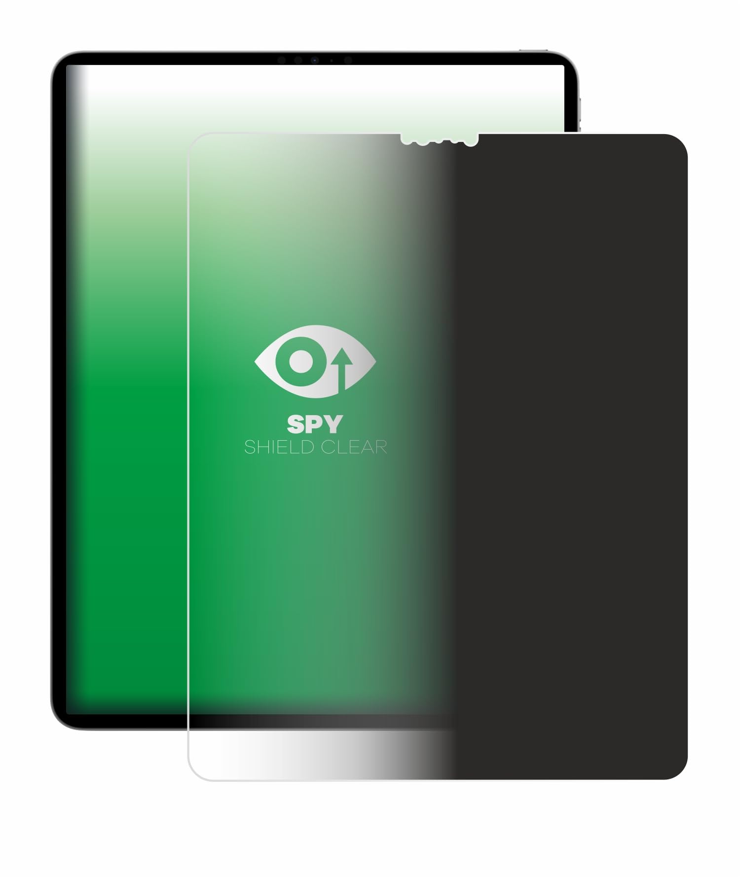 upscreen Blickschutzfolie für Apple iPad Pro 12.9" 2022 | (6. Gen.), Anti-Spy Displayschutz Made in Germany, Privacy Screen Protector Sichtschutz Blaulichtfilter Klare Folie