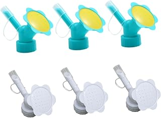 TOYANDONA 1 Juego Cabeza De Rociadora Rociar Pulverizador Césped para De Colores Agua Boquilla De Aspersión Multipropósito Boquilla De Aspersor De Plástico Páginas Color Aleatorio 6 Piezas