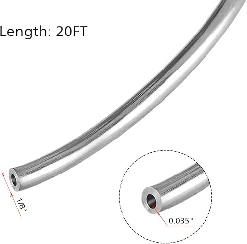 Miniatura 8 de Tubería en espiral inconsútil del acero inoxidable 316316L 14" OD × 0.035" pared x 200 pies de longitud recocido brillante 5100 psi ASTM A269