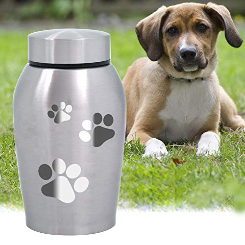 ENBOVE Funeral Cremation Urns for Dogs Cats, in Loving Memory Gone but Not Forgotten You Left Paw Prints on My Heart - Thumbnail 6