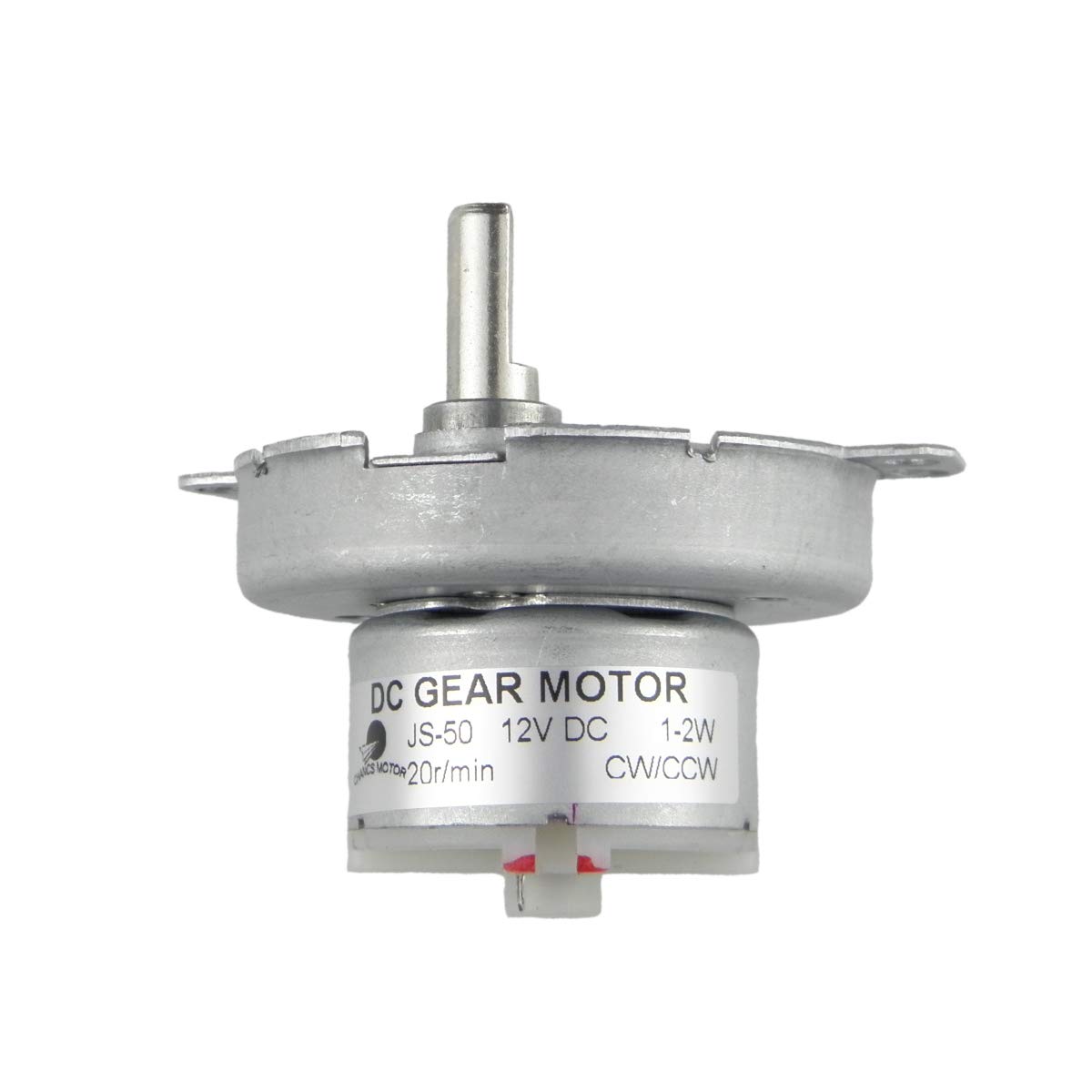 CHANCS D-Sahft Gear Electric Motor JS-50 12V DC 20RPM CW/CCW Slow Speed Motor Reduced DC Motor Microwave Micromotor โ image 1