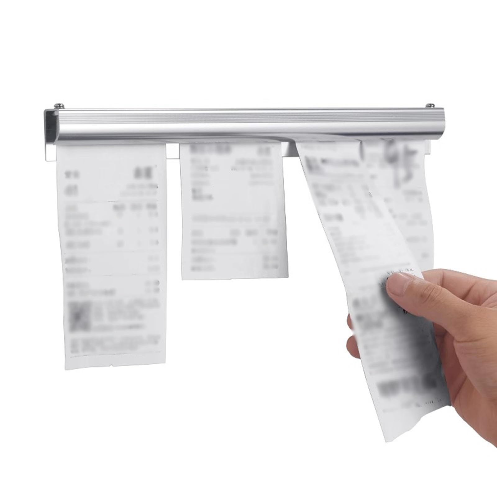 comandero hosteleria Soporte Para Tickets De Catering, 30 Cm, 50 Cm, 60 Cm, 90 Cm, 100 Cm, 120 Cm, Bandeja Deslizante Para Recibos De Pedidos, Soporte Metálico Para Tickets De Restaurante(L 80 cm)