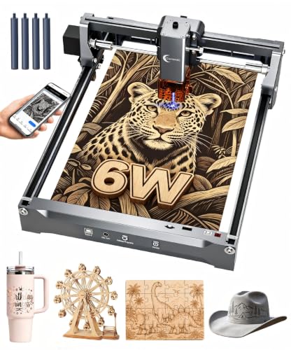 Carverall K15Pro Laser Engraver for Beginners, 6000mW 0.01mm Precision...