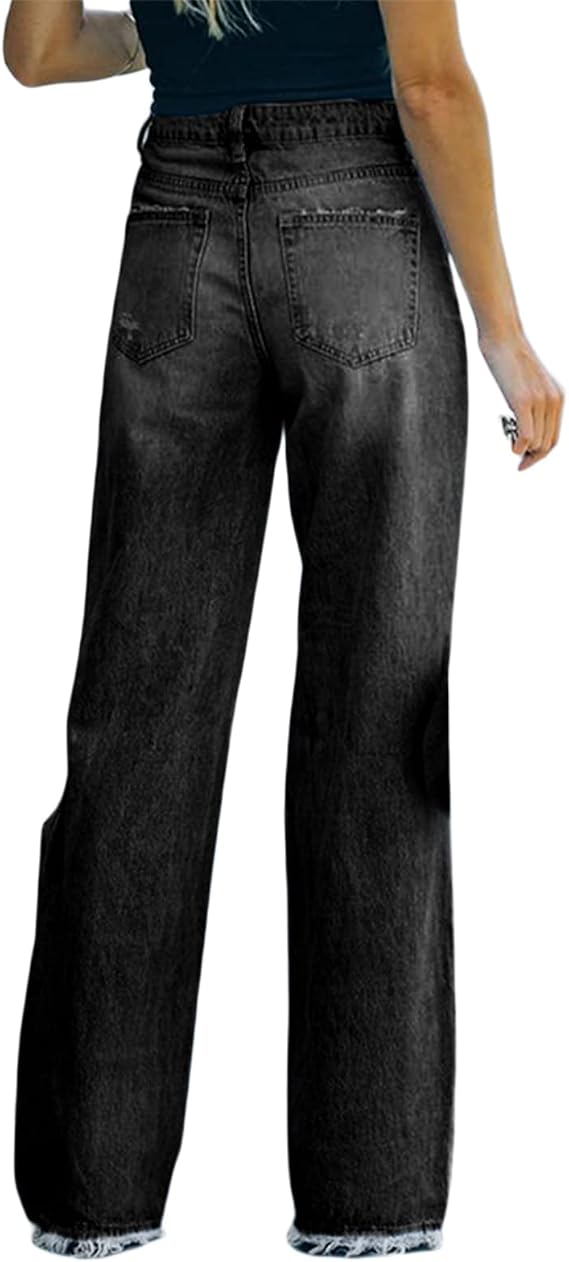 Loose Fit Stretch Jeans for Women 