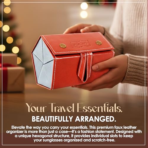 Image of ALAWO Sunglass Box Organizer Holder Case
