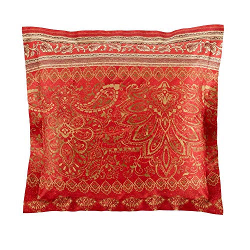 Bassetti Matera R1 - Funda de cojín (65 x 65 cm), Color Rojo