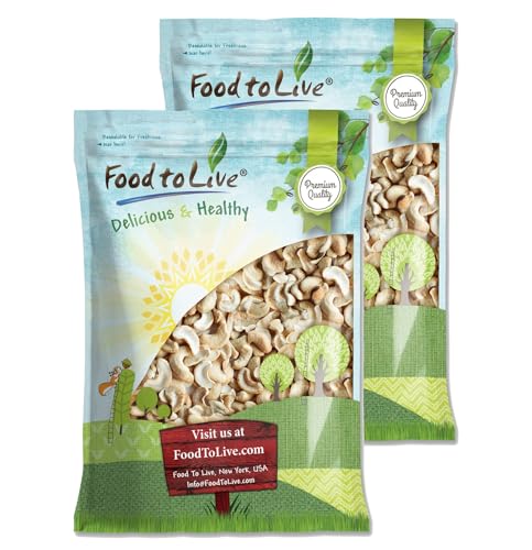 Food to Live Cashew Pieces, 14 Pounds – Kosher, Raw,