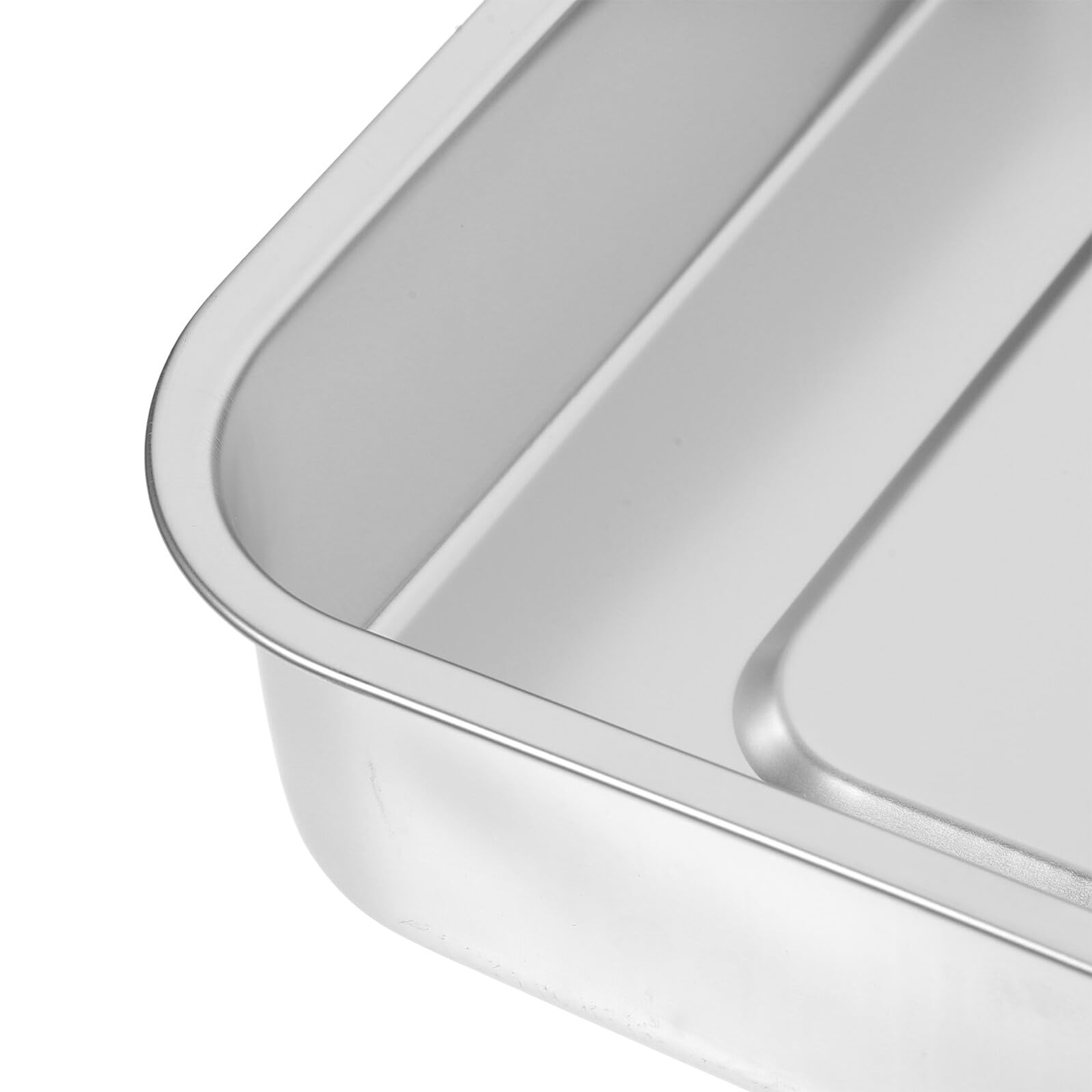 Yardenfun Edelstahl Rechteckige Aufbewahrungsbox mit Deckel Hitzebeständige Medizinische Desinfektionsbox Langlebige Instrumentenbox für Steriles Lagern ohne Robuste Edelstahlbox