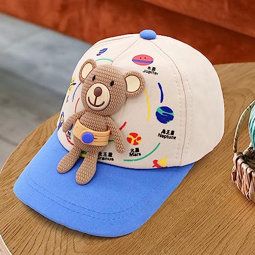 Image of VRITRAZ Unisex Kids Baseball Cap | Soft Cotton Adjustable Sun Hat for Boys & Girls | Casual Outdoor Summer Wear (4-12 Year)