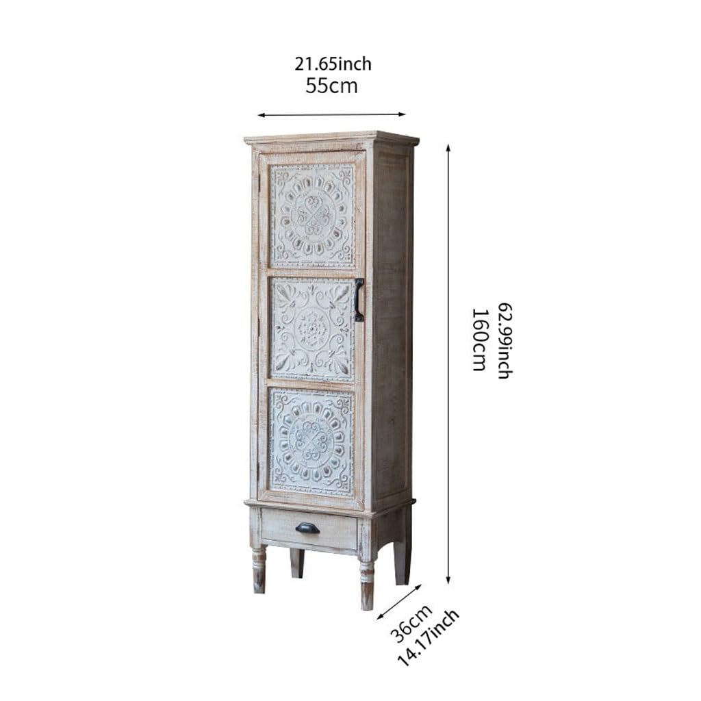 Buffet Massivholz Lagerschränke Eingangsschränke Flur Schränke Retro geschnitzt und abgenutzte Sideboards Wohnzimmer Wandschränke Aparadores Para Comedor