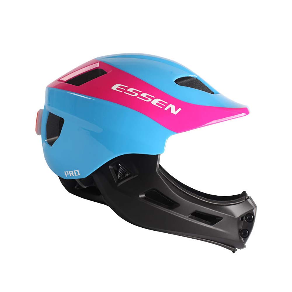 Casco Integral Infantil Casco de Ciclismo Casco de Patinete Ligero Extraíble Protección de Seguridad para Niñas y Niños