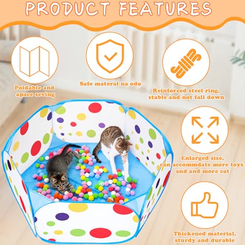 Piscine à balles pour chat : la solution idéale pour stimuler un chat ennuyé
