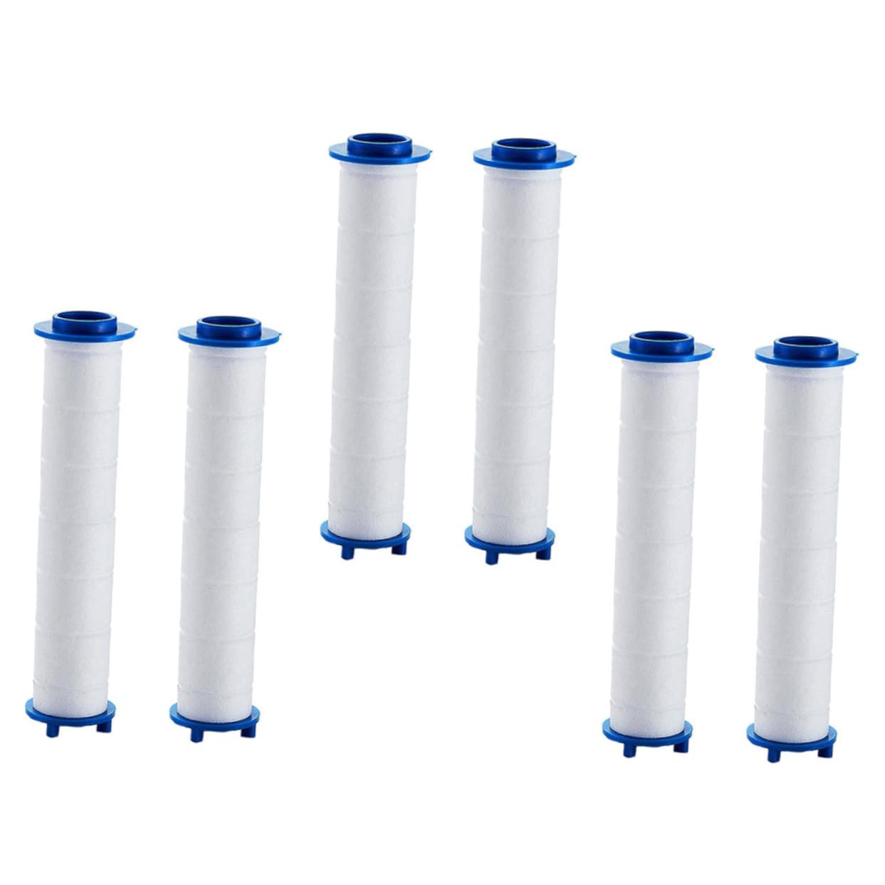 HEMOTON 6Pcs Replacement Shower Head Filter Filtering Tool for Easy Installation Durable Water Filtration Compatible with Shower Heads