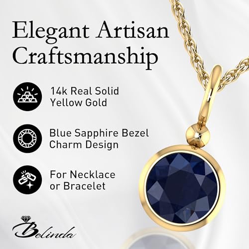 Womens 14K Solid Yellow Gold Mini Lucky Charm Pendant For Necklace and Bracelet Dainty & Delicate Jewelry Gift for Birthday Valentine's Day3