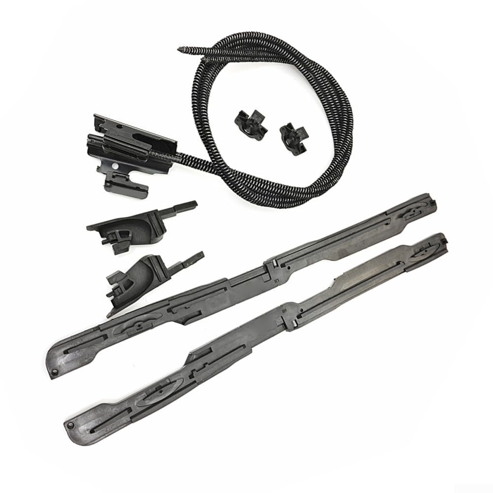 Schiebedach-Reparaturset für MINI Cooper F56, F55, Clubman F54 & Countryman F60 (2014-2026) – OEM 54107379624, Antriebskomponenten Kit, ABS + Metall, Schwarz, Behebt Defekte & Geräusche