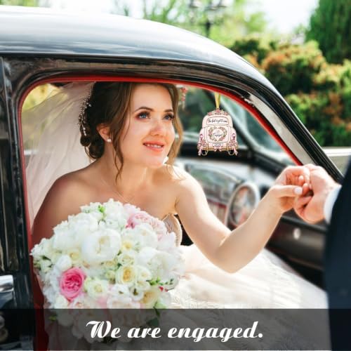 FaCraft Engagement Gifts for Couples 2026 Engagement Christmas Ornament | Engagement Gift for Women Her Newly Engaged Couple Fiance Daughter, Bridal Shower Gift, First Christmas Engaged Ornament 2026 - image 7