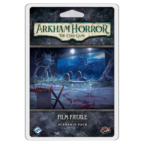 Arkham Horror The Card Game Film Fatale Scenario Pack - Explore Bizarre Film Sets, Cooperative LCG, Ages 14+, 1-4 Players, 1-2 Hr Playtime, Made by Fantasy Flight Games