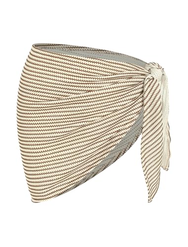 Image of ZAFUL Women Beach Sarong Bathing Suit Wrap Skirt Textured Bikini Swimsuit Cover Ups for Swimwear