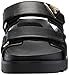 Guess Women's FABULA Flat Sandal, Black 001, 9