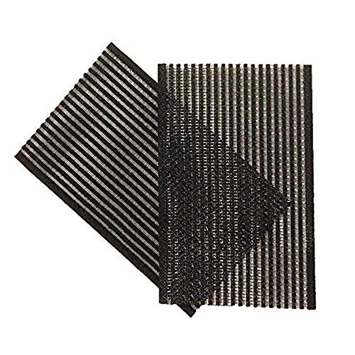 Pretie 4 pcs of Hair Bangs Patches/Fringe Grip Holder/Magic Pads. Black, Extra large: 4.5" x 2.36"(11.5cm x 6cm)
