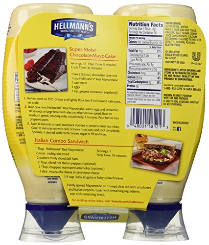 Hellmann's Real Mayonnaise, 50 Fluid Ounce