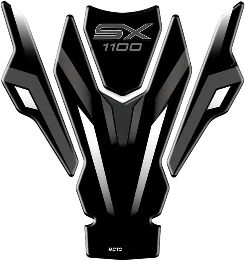 Motorcycle Tank Sticker 3D Resin Motorcycle Side Tank Pad Sticker Fuel Protection Decals for 1100SX NI&N&JA 1000 SX/SE 2025-2026.
