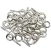 AxeSickle 2 inch Metal eye hooks 30 pcs Heavy Duty Screw Eyes Lag Thread Eyebolt Small Eyelet Screws.