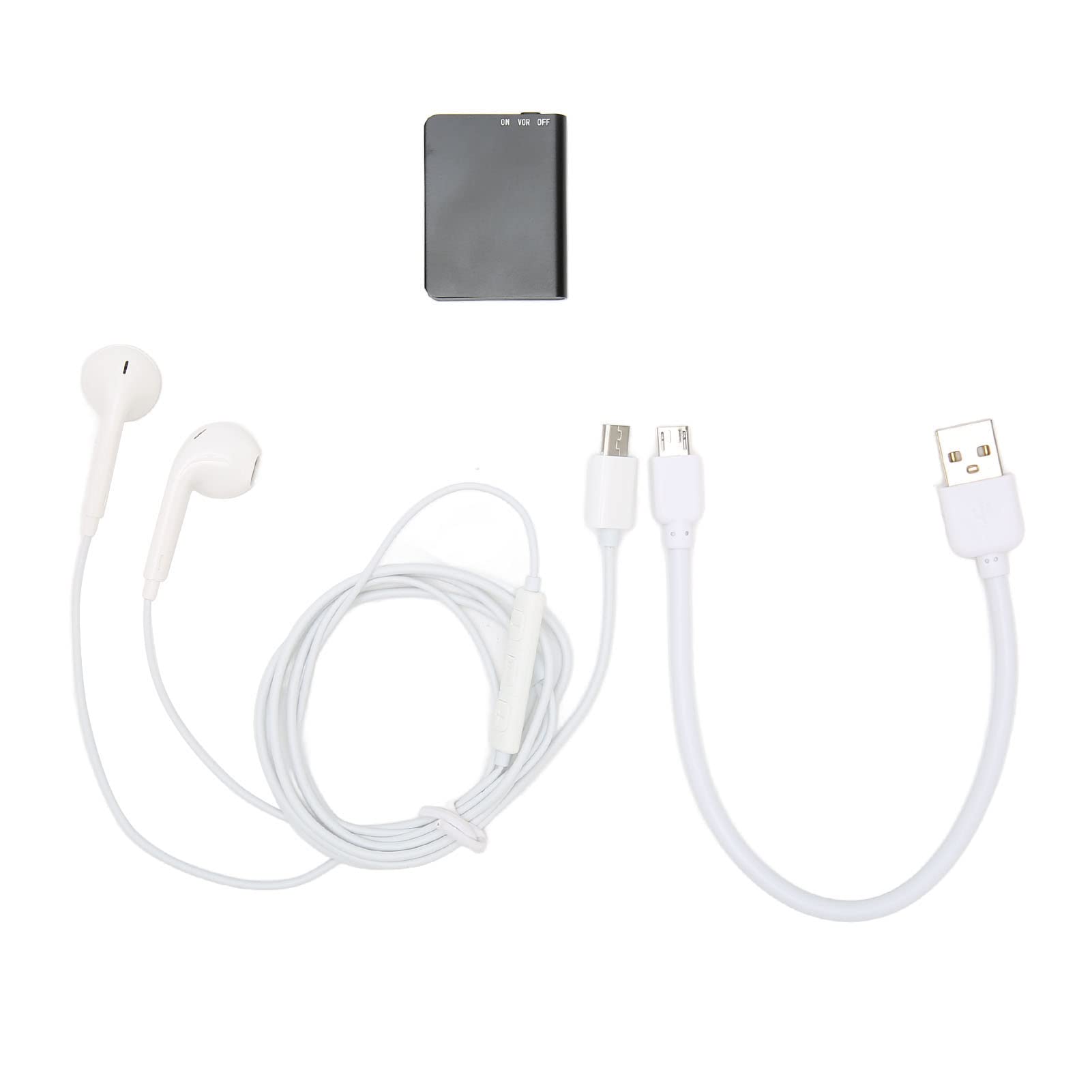Grabadora Activada por Voz, Reducción de Ruido HD Batería de Larga Duración 2 Modos Mini Grabadora de Voz para Clase para Conferencias para Automóvil (Inglés Neutro, Negro 32 GB)