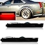 Smoked Lens LED Side Marker Lamp for 2008-2013 Cadillac CTS & 2009-2013 Cadillac CTS-V Rear Red SMD LED Turn Signal Lights Kits OEM sidemarker Replacement