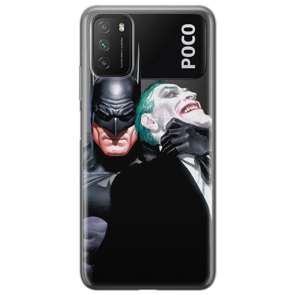 Custodia TPU Originale ERT GROUP Per Xiaomi Redmi 9 – Licenza Ufficiale DC, Design Joker, Bordi Rialzati E Ricarica Wireless QI Compatibile