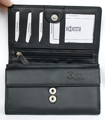 Black Genuine Leather Wallet Without Any Logos or Markings2