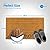 PLUS Haven Coco Coir Home Entrance Door Mat Home Sweet Home Welcome Mat - Heavy Duty Doormat for Outdoor & Indoor Use (Home)