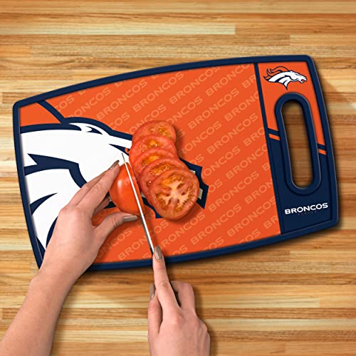 Image of YouTheFan NFL Denver Broncos Logo Series Cutting Board